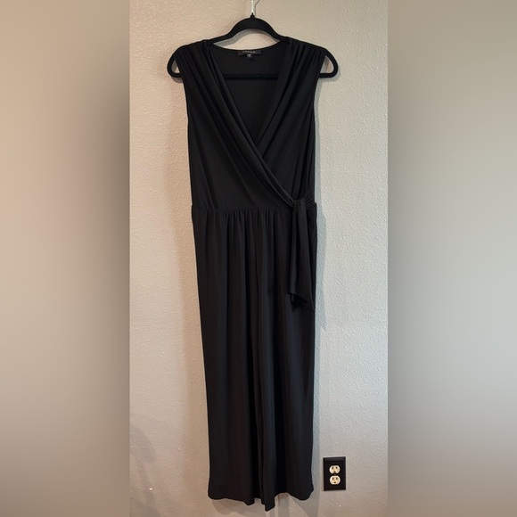 Tahari Pants - Tahari Black Sleeveless Jumpsuit
